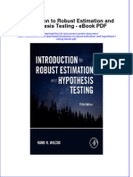 Full download book Introduction To Robust Estimation And Hypothesis Testing Pdf pdf