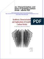 Full download book Synthesis Characterization And Applications Of Graphitic Carbon Nitride Pdf pdf