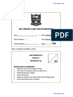 2021-P6-Maths-Semestral Assessment 1-Tao Nan