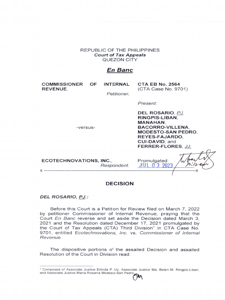 Cta Eb CV 02564 D 2023jul03 Ass | PDF | Bail | Internal Revenue Service