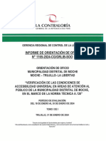 Ejemplo de Informe Municipalidad Moche Trujillo