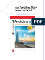 Full download book Ise Abnormal Psychology Clinical Perspectives On Psychological Disorders Pdf pdf