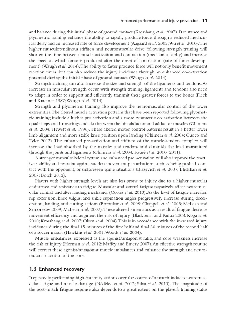 Strength Training Benefits for Soccer | PDF | Strength Training ...