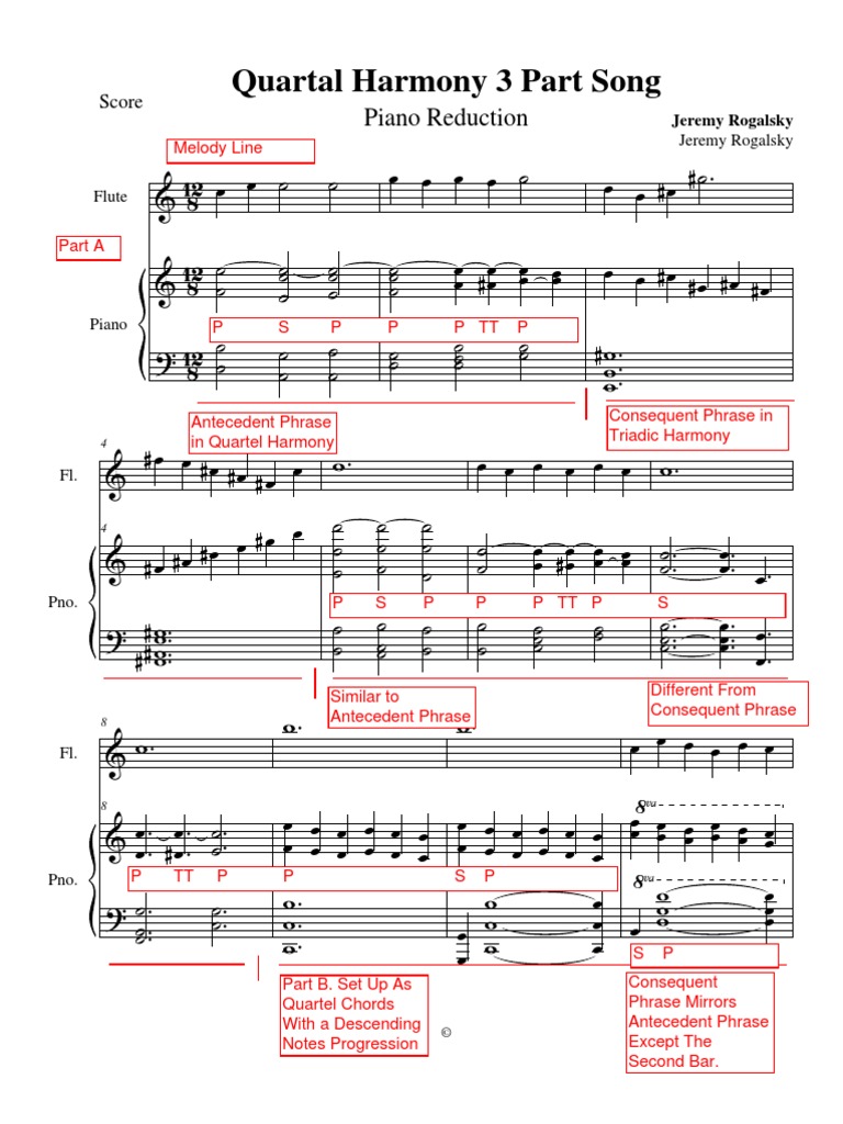 Quartal Harmony Midterm Piano Reduction