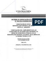 Ejemplo de Informe Municipalidad Uraca Arequipa