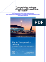 Full Download Book The Air Transportation Industry Economic Conflict and Competition PDF