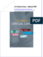 Full Download Book Textbook of Critical Care PDF