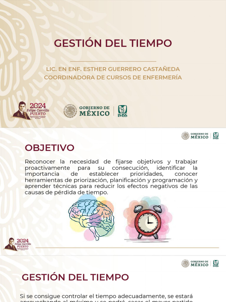 Gestion Del Tiempo | PDF | Gestión del tiempo | Habilidades profesionales