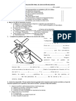 Eval Religion 3er Trimestr