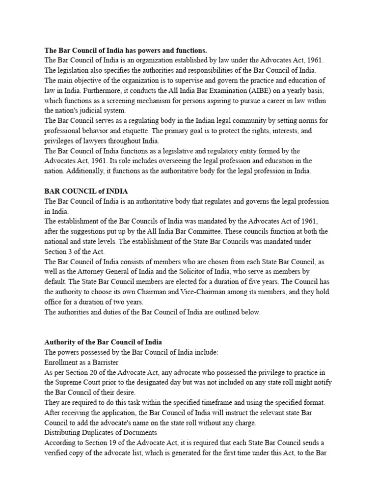 powers-and-functions-of-the-bar-council-of-india-pdf-advocate-bar