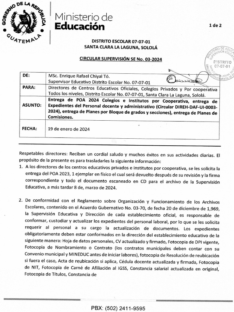 Circular 3 2024 | PDF