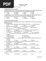 Bright 10 - Unit 7 Test