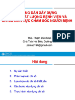 HƯỚNG DẪN XÂY DỰNG CHỈ SỐ CHẤT LƯỢNG BỆNH VIỆN VÀ CHỈ SỐ LĨNH VỰC CHĂM SÓC NGƯỜI BỆNH