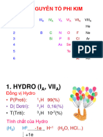 B5 CÁC NGUYÊN TỐ PHI KIM