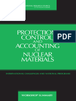 Security, and Cooperation Development, National Research Council - Protection, Control, and Accounting of Nuclear Materials (2006)