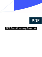 AFP Fact-Checking Stylebook