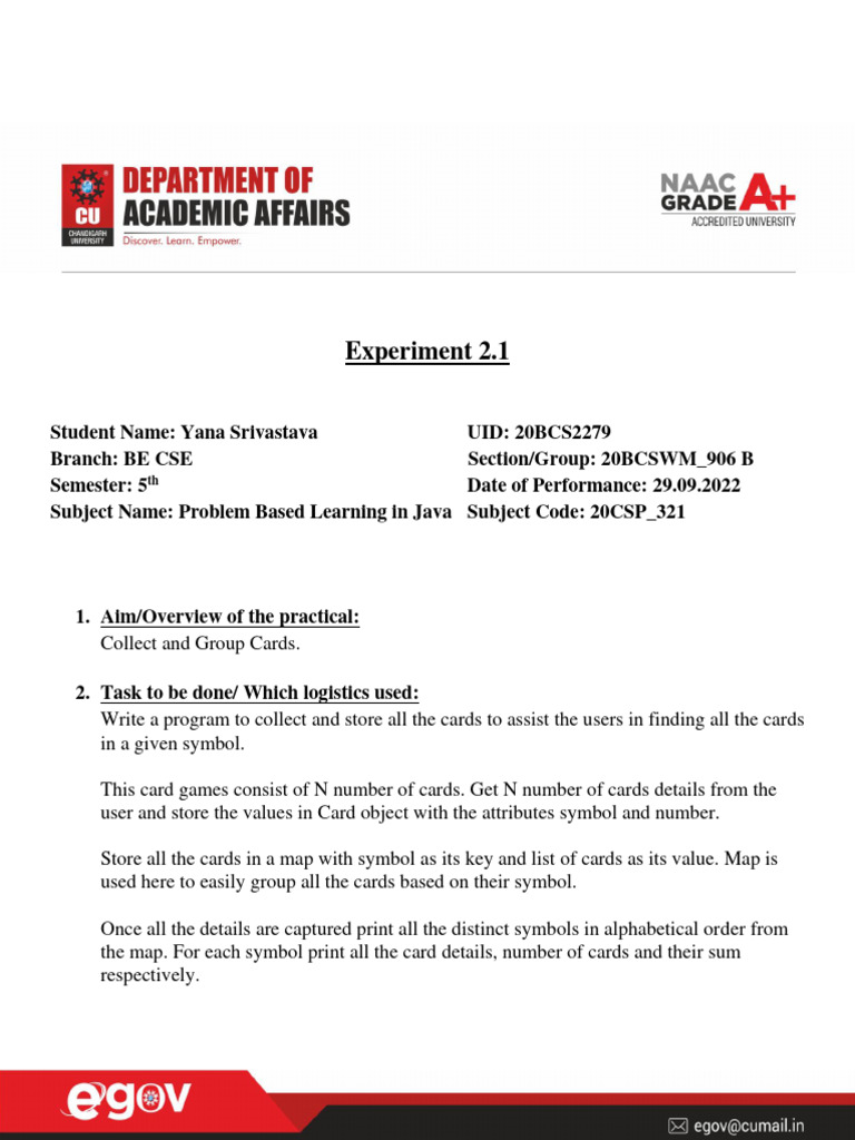 Java Card Grouping Program Guide | PDF | Software Development ...