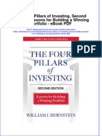 Full Download Book The Four Pillars of Investing Second Edition Lessons For Building A Winning Portfolio PDF