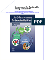 Full Download Book Life Cycle Assessment For Sustainable Mining PDF