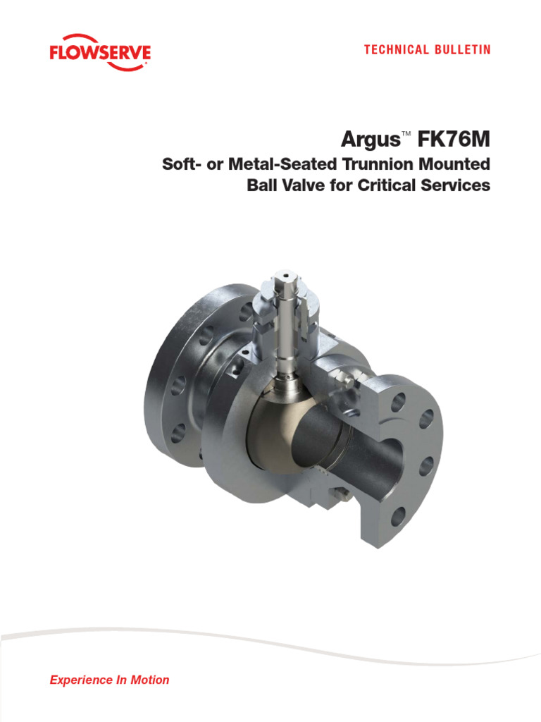 Flowserve Argus FK76M Technical Bulletin Arenbr0015 Enaq