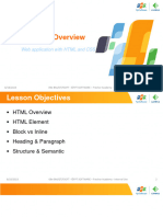 Unit 1 - HTML Overview, Structure and Semantic