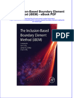 Full download book The Inclusion Based Boundary Element Method Ibem Pdf pdf