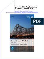 Full Download Book Linear Algebra and Its Applications Global Edition PDF