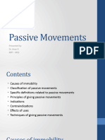 Passive Movements