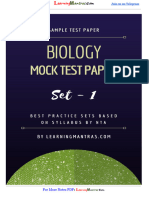 Biology Mock Test 1