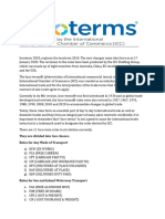 Icc Incoterms 2020