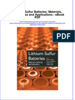 Full Download Book Lithium Sulfur Batteries Materials Challengess and Applications PDF