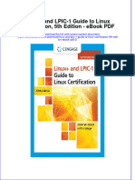 Full Download Book Linux and Lpic 1 Guide To Linux Certification 5Th Edition 2 PDF