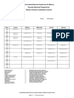 Horario Del Grupo 502 - 2023 2024