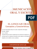 El Lenguaje Oral Conceptos y Caracteristicas
