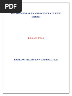 Banking Theory Law and Practice