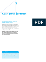 Start Up Guide Cash Flow Forecast