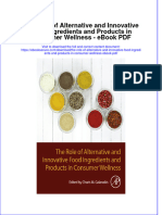 Full Download Book The Role of Alternative and Innovative Food Ingredients and Products in Consumer Wellness PDF
