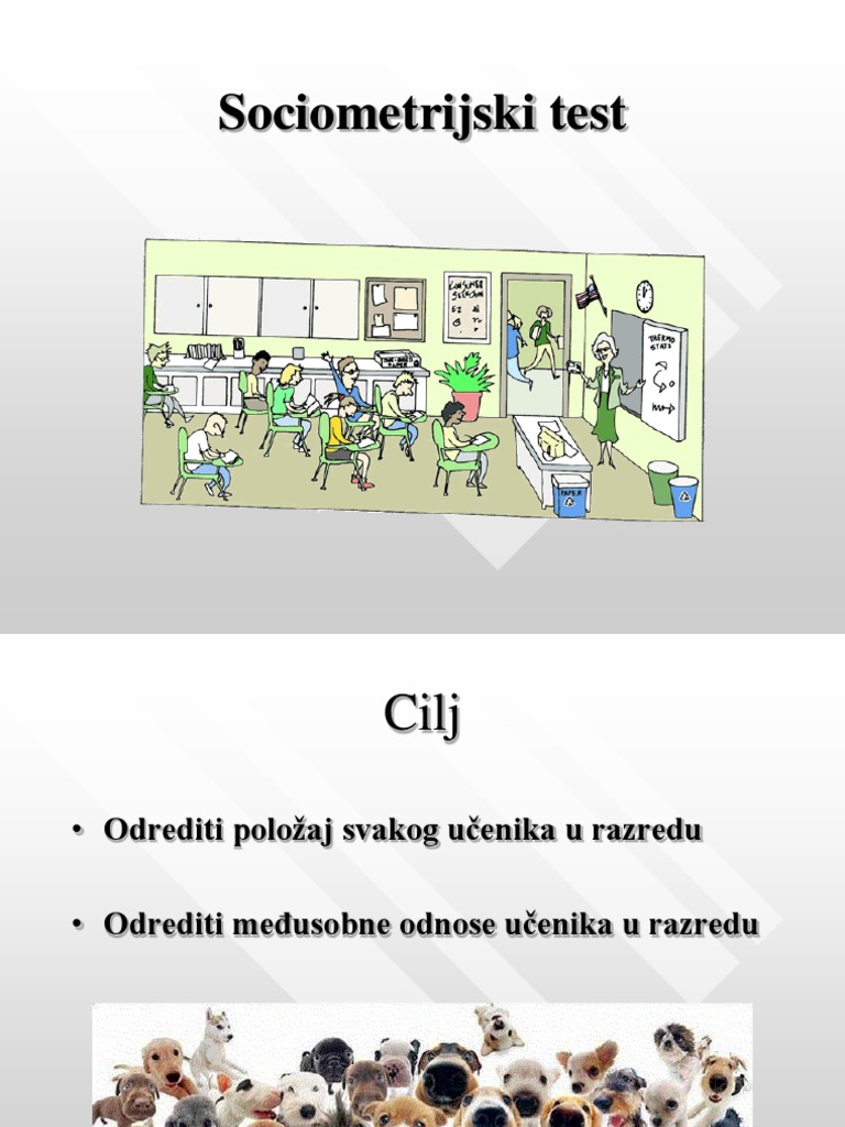 Sociometrijski Test | PDF