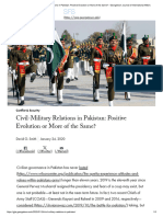 Civil-Military Relations in Pakistan_ Positive Evolution or More of the Same_ - Georgetown Journal of International Affairs