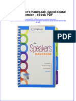 Full download book The Speakers Handbook Spiral Bound Version Pdf pdf