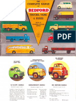 Bedford the Complete Range of Trucks, Vans and Buses (1953) Brochure