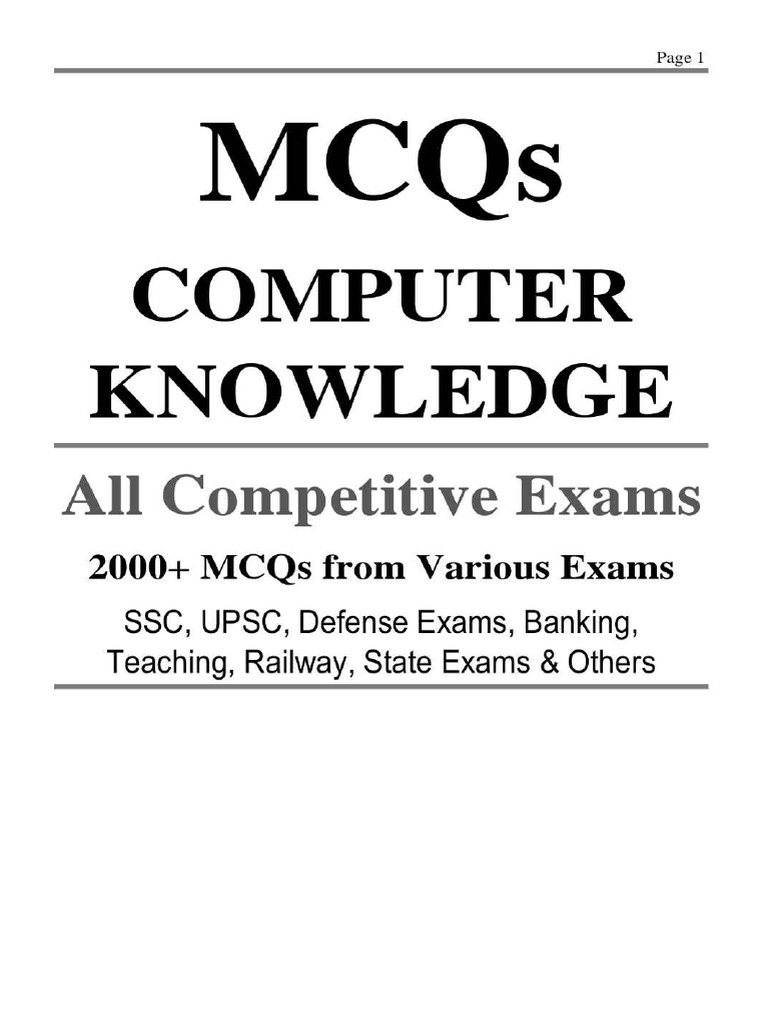 Computer Knowlege | PDF