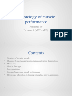 Physiology of Muscle Performance