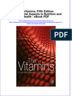 Full download book The Vitamins Fifth Edition Fundamental Aspects In Nutrition And Health Pdf pdf