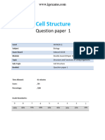 4.1 Cell - Structure 1b Igcse - 9 1 - Edexcel Biology