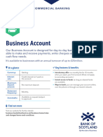 Product Factsheet Business Account