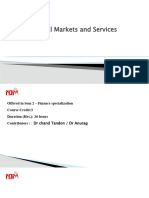 Financial Markets and Services