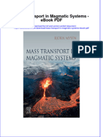 Full Download Book Mass Transport in Magmatic Systems PDF