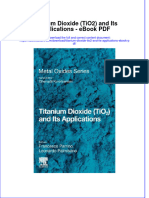 Full Download Book Titanium Dioxide Tio2 and Its Applications PDF