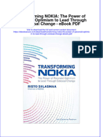Full download book Transforming Nokia The Power Of Paranoid Optimism To Lead Through Colossal Change Pdf pdf